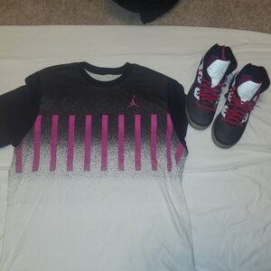 jordan's sneakers & Shirt